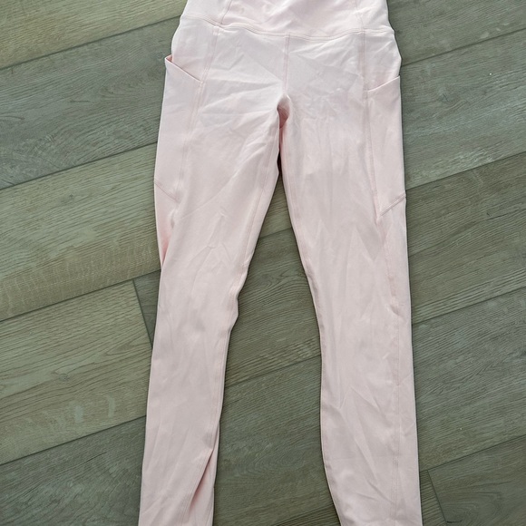 Fabletics PureLuxe Blush Pink High-Waisted Leggings - Picture 1 of 1